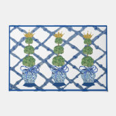 Crown Topiary Chinoiserie Ginger Jars Jar Deurmat (Voorkant)