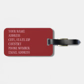 Crown Vetch #1 Bagagelabel (Achterkant horizontaal)