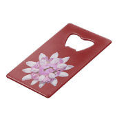 Crown Vetch #1 Creditkaart Flessenopener (Achterkant Gekanteld)