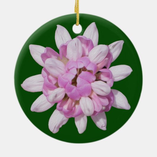 Crown Vetch #1 Keramisch Ornament (Achterkant)