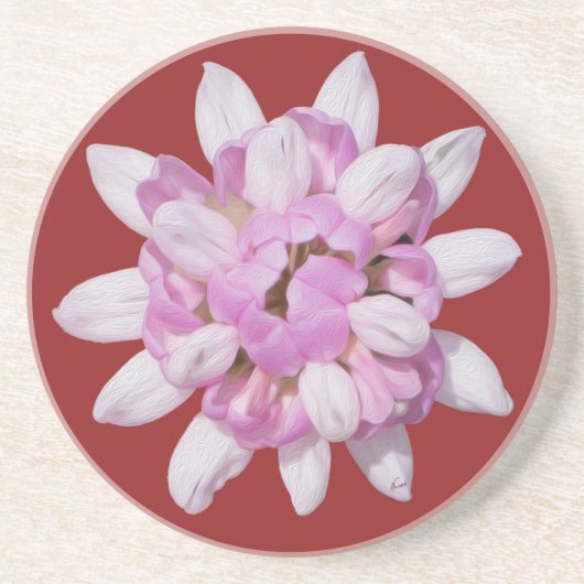 Crown Vetch #1 Zandsteen Onderzetter (Voorkant)