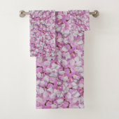 Crown Vetch Seamless Pattern Bad Handdoek (Insitu)