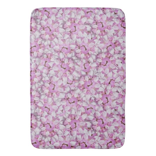 Crown Vetch Seamless Pattern Badmat (Voorkant Verticaal)