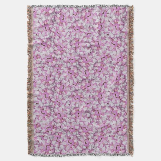 Crown Vetch Seamless Pattern Deken (Voorkant Verticaal)