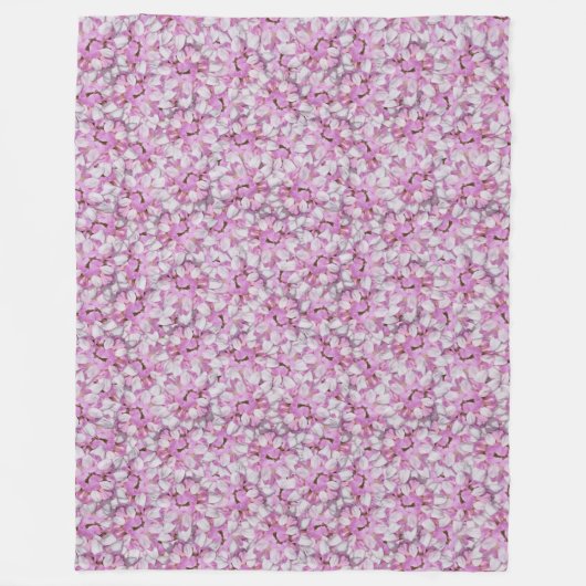 Crown Vetch Seamless Pattern Fleece Deken (Voorkant)