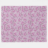 Crown Vetch Seamless Pattern Fleece Deken (Voorkant (Horizontaal))