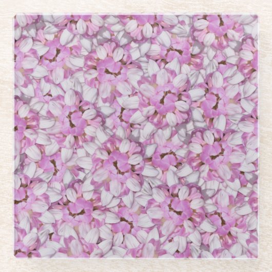 Crown Vetch Seamless Pattern Glazen Onderzetter (Voorkant)