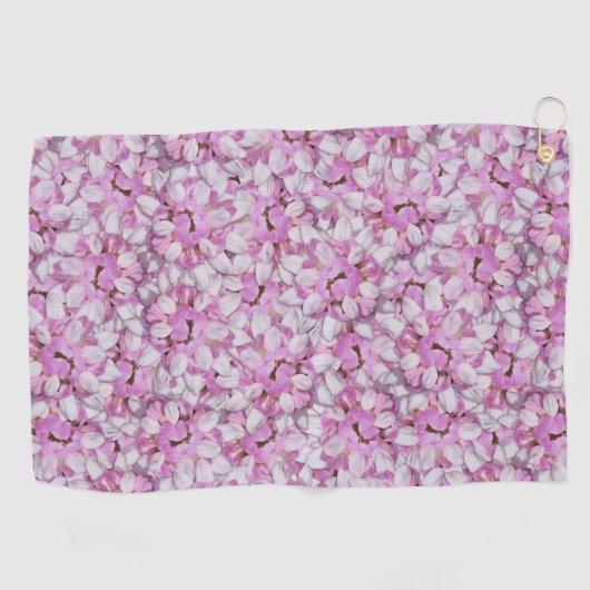 Crown Vetch Seamless Pattern Golfhanddoek (Horizontaal)