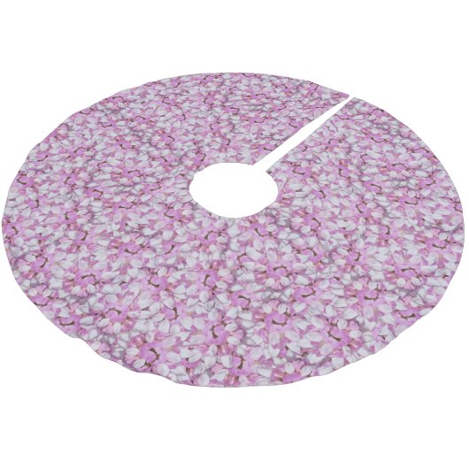 Crown Vetch Seamless Pattern Kerstboom Rok (Gekanteld)