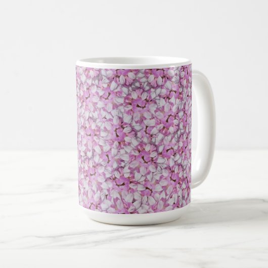 Crown Vetch Seamless Pattern Koffiemok (Voorkant rechts)