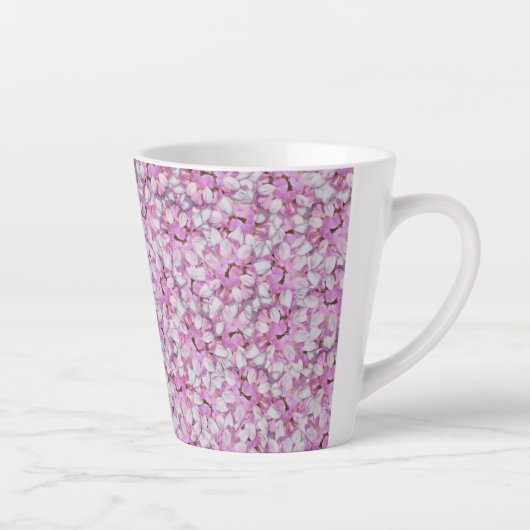 Crown Vetch Seamless Pattern Latte Mok (Rechts)