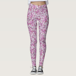 Crown Vetch Seamless Pattern Leggings