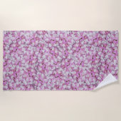 Crown Vetch Seamless Pattern Strandlaken (Voorkant)