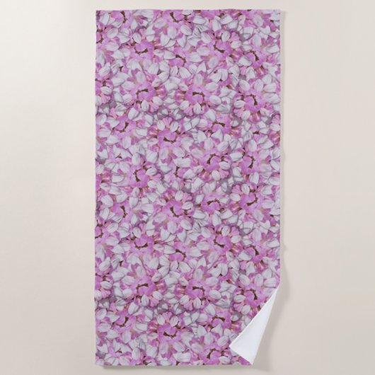 Crown Vetch Seamless Pattern Strandlaken (Voorkant)