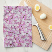 Crown Vetch Seamless Pattern Theedoek (Quarter Fold)