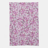 Crown Vetch Seamless Pattern Theedoek (Verticaal)