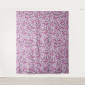 Crown Vetch Seamless Pattern Wandkleed (Voorkant)