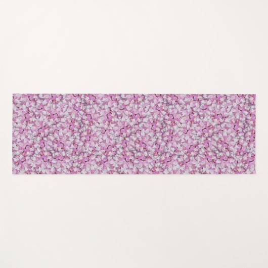 Crown Vetch Seamless Pattern Yogamat (Voorkant (horizontaal))