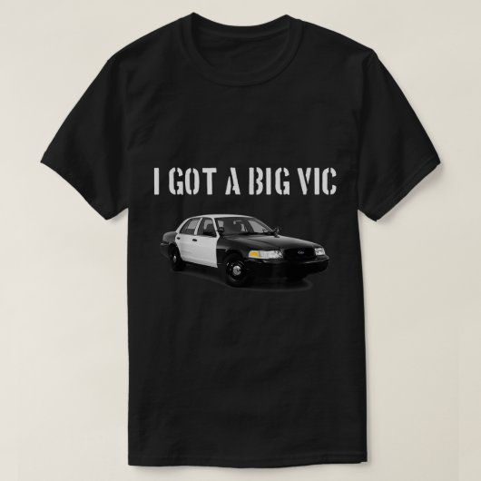 Crown Vic Funny P71 Punny Car Enthusiast T-shirt (Design voorkant)