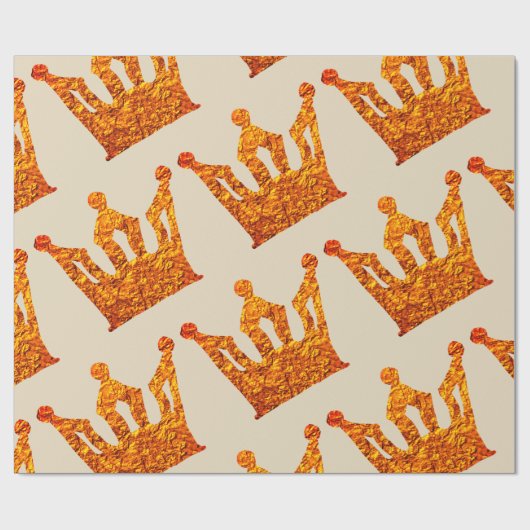 Crown Wrapping Paper Cadeaupapier (Vlak)