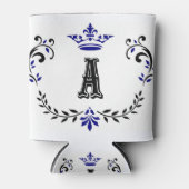 Crown Wreate A Monogram Blikjeskoeler (Voorkant)