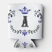 Crown Wreate A Monogram Blikjeskoeler (Voorkant)