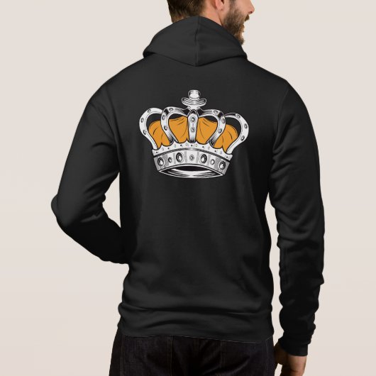 Crown - Yellow Hoodie (Achterkant)