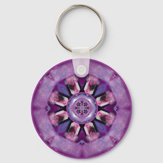 crownchakramandala5 sleutelhanger (Voorkant)