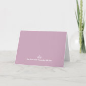 Crowned Beauty Queen Aangepaste briefkaarten (Achterkant)