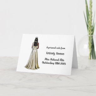 Crowned Beauty Queen op Maat Maken Briefkaarten