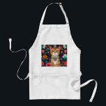 Crowned Bejewelled Cat Apron Standaard Schort<br><div class="desc">Elevate your cooking skills with this stylish and durable Crowned Bejewelled Cat apron,  designed for chefs,  bakers and home cooks who want both protection and personality in the kitchen.</div>