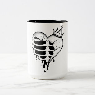 Crowned Broken Heart – Gebroken Hart en Kracht Mok