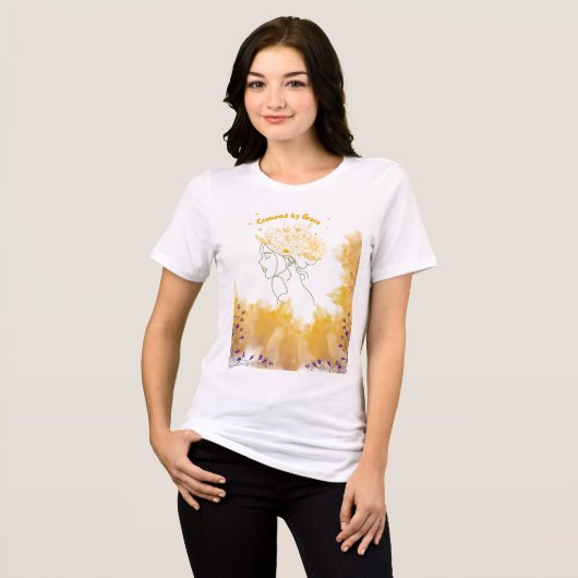 Crowned by Grace – Feminine Strength T-Shirt (Voorkant volledig)