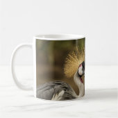 Crowned Crane Witte Koffie Mok (Links)