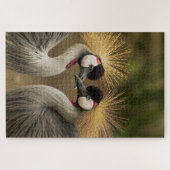 Crowned Cranes Jigzaag Puzzle Legpuzzel (Horizontaal)
