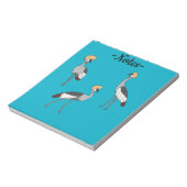 Crowned Cranes Notitieblok (Linkerzijde)