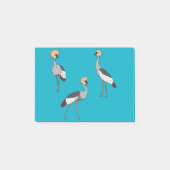 Crowned Cranes Post-it® Notes (Voorkant)
