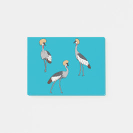 Crowned Cranes Post-it® Notes