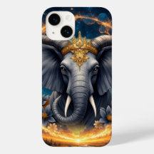 Crowned Guardian of the Celestial Gate the elefant
