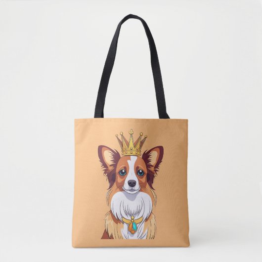 Crowned ones - Papillon Tote Bag (Voorkant)