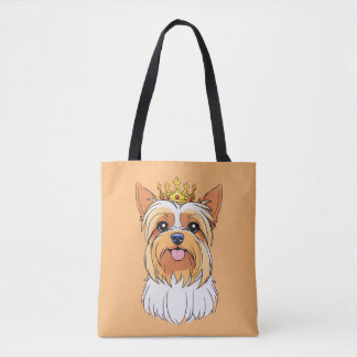 Crowned ones - Yorkie Tote Bag