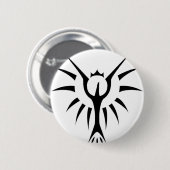 Crowned Phoenix Ronde Button 5,7 Cm (Voorkant /achterkant)