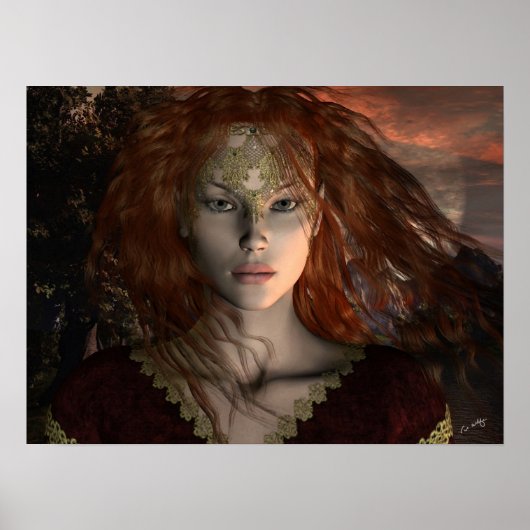 'Crowned Princess' Poster (Voorkant)