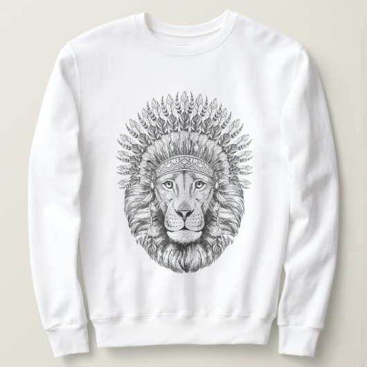 Crowned Royal Lion Sweatshirt (Design voorkant)