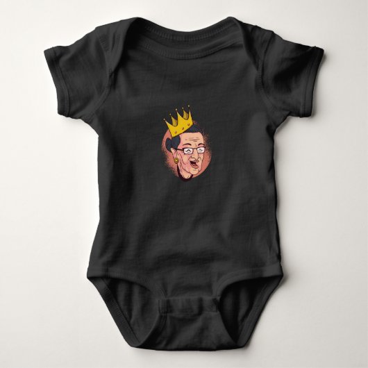 Crowned Ruth Bader Romper (Voorkant)