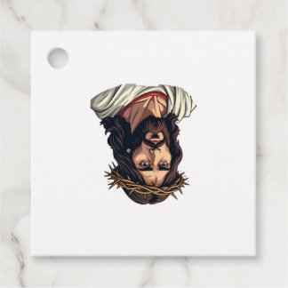 Crowned Thorns Jesus Vintage Etching Shirt Bedankjes Labels