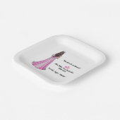 Crowning Queens Pageant Send-off Party Plates Papieren Bordje (Gebogen)