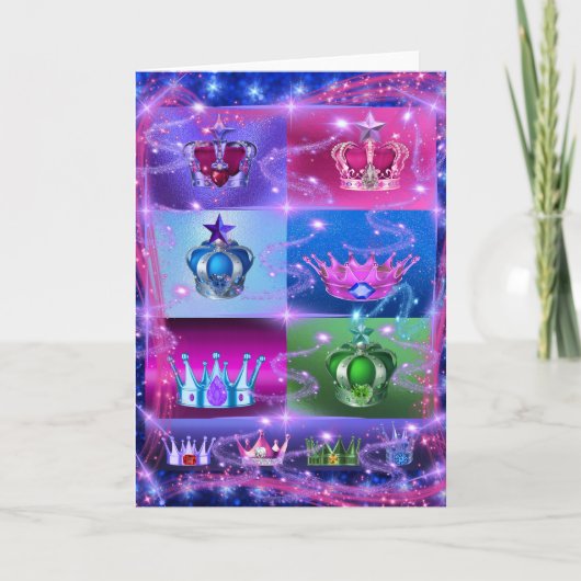 Crowning Rewards-Wenskaart Kaart (Voorkant)