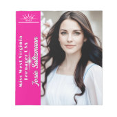 Crowning Touch Sunburst Pageant Autograph Notitieb Notitieblok (Voorkant)