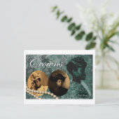 Crowns Blak  briefkaart (Staand voorkant)